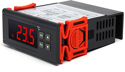 Zerodis Temperaturregler, PID-Thermostat für Haustiere aus Kunststoff für Kleine Inkubatoren für Kriechende Haustierboxen