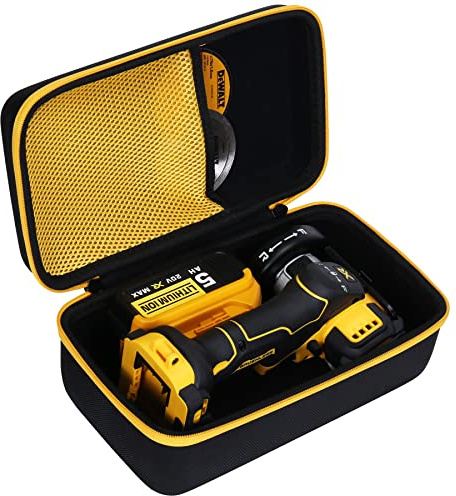 khanka Hard Carrying Case Replacement for DEWALT 20V MAX 3 in 1 Brushless Cut Off Tool (DCS438B), Case Only