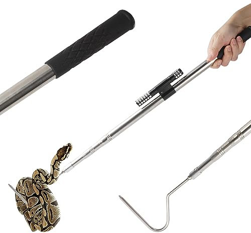 Smarkey Schlangenfänger Zange Greifer Haken Stick Handling Werkzeug Kit für Klapperschlangen Python Kupferkopf Reptilien Entfernung - 150 cm