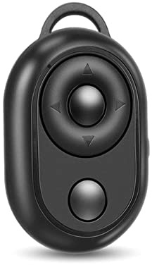 Namolit Mini télécommande sans Fil BT obturateur à Distance tourneur de Page 10M portée Efficace Compatible avec Les tablettes Smartphones iOS/Android