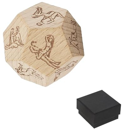 Dadi Data con Vassoio,Data Notte Giochi12 Lati Coppia Decisione Dadi Coppie Giochi Data Notte Idee Novità Azione Decisione per le Coppie San Valentino Compleanno