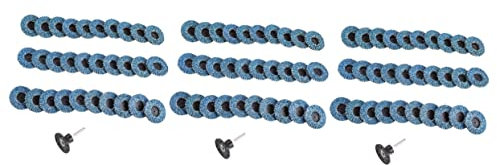 BomDog 93 Pz. Foglio per Lucidatura Disco Abrasivo Lamellare Disco Lamellare per Smerigliatrice Disco Lamellare per Trapano Levigatrice Ruota Lamellare