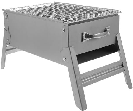 PHENOFICE Camping Bbq Grill Tragbarer Faltgrill Für Outdoor-aktivitäten Für Fisch Und Gemüse Kompakt Und Leicht Für Einfaches Transportieren Beim Camping Oder Picknick