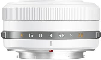 TTartisan APS-C AF 27mm F2.8 Autofocus Lens for Fuji X Mount, Compatible with Fuji X-Mount-Cameras XS10 X-A5 X-A7 X-M1 X-M2 X-E4 X-T1 X-T10 X-T2 X-T20 X-T3 X-T4 X -T100-White (Limited Edition)