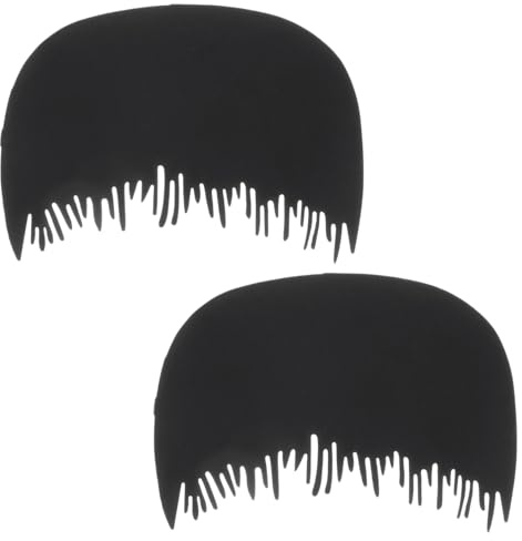 FOMIYES 2pcs Professional Hairline Comb with Fiber Shield Plastic Hair Fiber Applicator for Men and Women Easy to Carry for Travel