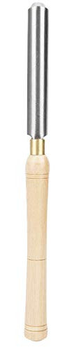 Baxnore Cincel de torno para carpintería, herramienta de torneado de madera de mano resistente a impactos, herramienta de gubia de cincel de torno de 25 mm con mango de madera
