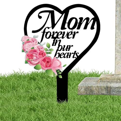 Inserts funéraires pour signe de décoration funéraire - Ange - Piquet de jardin pour gravesit - Résistant aux intempéries - Pour jardin