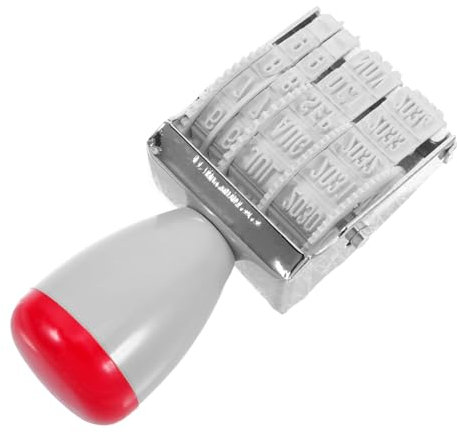 Lurrose Datumsstempel Verstellbar Für Büro Scrapbooking Kartenherstellung Handgefertigt Aus Robustem Kunststoff Und Einfach Einzustellen Verwenden Für Vielfältige Anlässe Und