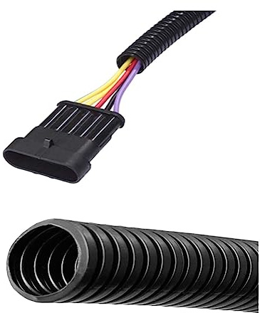DQZRTUECA Protezione Flessibile a Spirale per Cavi, 1/3 M Isolamento Tubo Corrugato Cablaggio Guaina Cavo Manicotti Condotto Cavo Copertura Auto Auto Meccanico Linea Protettore(O-Ring,10MM-1METER)