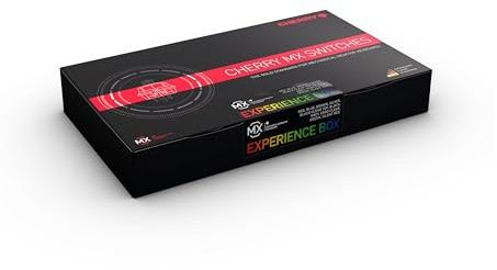 CHERRY MX2A EXPERIENCE BOX, 10 Interruptores Mecánicos Para Teclado DIY, Hot Swap o Gaming, para Probar y Conocer, Calidad Original CHERRY