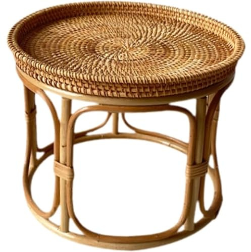 Tubayia Mesa auxiliar, mesa auxiliar, bandeja, organizador, mesa de centro decorativa, mesita de noche para oficina, interior, terraza, habitación (26 cm x 20 cm)