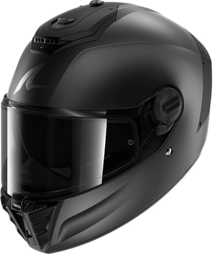 SHARK, Integraler Motorradhelm SPARTAN RS DARK SHADOW Black Mat Titan A08, M