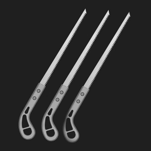 Cocktail saw hand saw, express three-sided grinding small SK5 alloy steel high toughness, garden trimming woodworking DIY tool, portable branch (with protective cover)