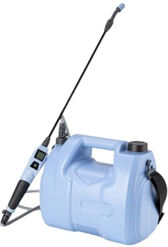 Pulverizador Eléctrico - Tanque De 5 Litros Para Pulverización De Agua Y Fertilizante Con Correa De Hombro Ajustable | Pulverizador Accionado por Batería | para Granja y Patio, Lavado de Coches y Agri