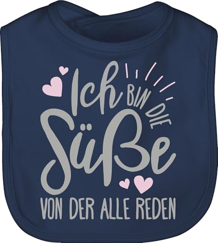 Shirtracer - Baby Lätzchen - Sprüche - Ich bin die Süße von der alle reden