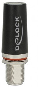 DeLOCK 12456 Omnidirektionale Antenne N-Typ 3dBi Netzwerk-Antenne - Netzwerk-Antennen (3 dBi, 0.69-0.96/1.71-2.17/2.5-2.7, 50 Ohm, Omnidirektionale Antenne, N-Typ, Vertikale Polarisation)