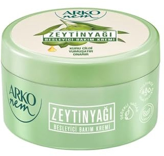Arko Nem Creme, Olivenöl Creme für Körper - Gesicht und Hände, 250 ml Dose