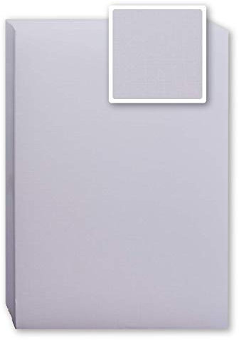 Bindekarton/Deckblatt/Rückblatt, weiß 240 g/m² DIN A4, 100 Stück in Leinenstruktur - Einbanddeckel für Bindungen, Umschlagmaterial