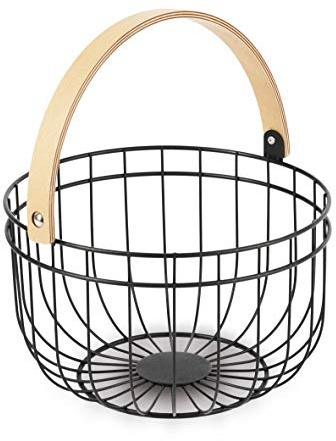 Lacor - Frutero de varillas redondo, Hierro - Uso Profesional y Doméstico | En hierro robusto, para un uso práctico y profesional en cocina; ideal para cocina profesional y uso diario en casa