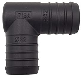 1 x YOU.S Original Schlauchverbinder Zwischenstück RGV Ø 32x32 mm 90° Winkel - L Form