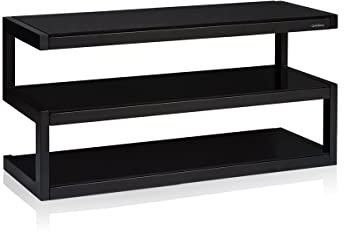 NorStone Esse Schwarz und schwarzes Glas – TV-Schrank