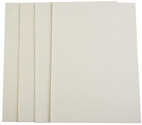 HOHOVYVY 4 Stück A4 Ofenrohr Dichtung, Rauchrohrdichtung, Flachdichtung Dichtungsmaterial Bis 1200°C, Holzofen/logburnermulti Kraftstoff (210mm×297 Mm)
