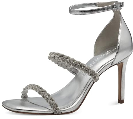 Tamaris Sandalias de mujer 1-28035-42, plata, 41 EU