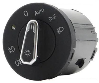 NEPHEW Scheinwerferschalter Kompatibel Mit VW Für Beetle Für Bjalla 1998–2008 2009 2010 2011, Automatische Scheinwerferschalter-Steuertaste, Auto-Modifikation, Upgrade-Zubehör, Auto-Tuning