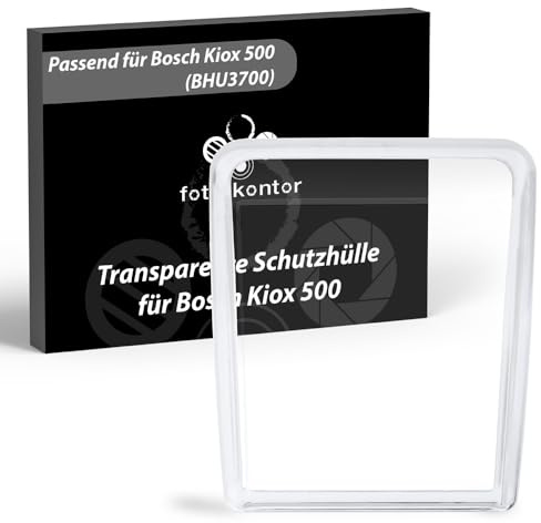 foto-kontor Custodia protettiva compatibile con Bosch Kiox 500 (BHU3700) E-Bike Display Unità di comando TPU Custodia Protettiva Protezione Protezione contro acqua e sporco Trasparente