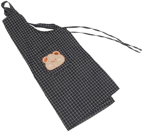 JECOMPRIS Haarschürze Baumwollschürze für Damen Gartenschürze praktische Schürzentaschen küchenschürze kitchen apron n für Männer Malschürzen für Erwachsene Haushalt Mann