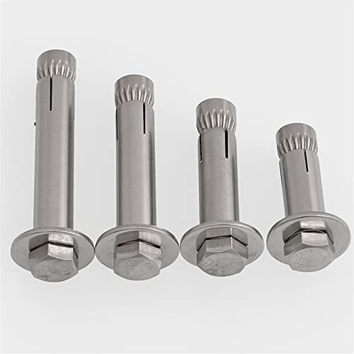 Dehnbolzen, Dehnbolzen, Schraubenankerbolzen, mit Sechskantbolzen for Halterung, Verbindungselement, Klimaanlage, Wandbefestigungsschraube, Ankerbolzen (M12 x 60 1 Stück) (M10 x 150 1 Stück) (Größe: M