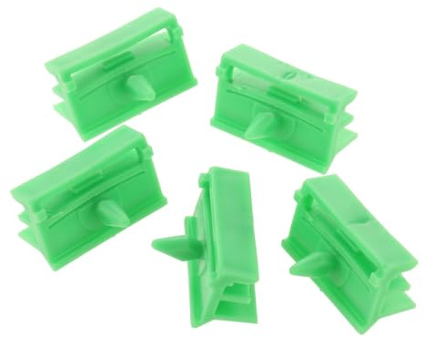 TUCANSBP 10 pièces Clips de Moulage de seuil de Jupe latérale Automatique, Rivets de Fixation compatibles for BMW E60 E61 51717066223 Clips Verts Accessoires d'intérieur Automobile