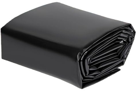 Jardín Revestimiento de Estanque Estanques de Peces Cascada Impermeable Lámina 1×5m 2×7m 5×8m 8×8m 10×15m Exterior Piscinas Pond Liner HDPE Arroyos Lona Estanque Negro(Tamaño:2x2M)