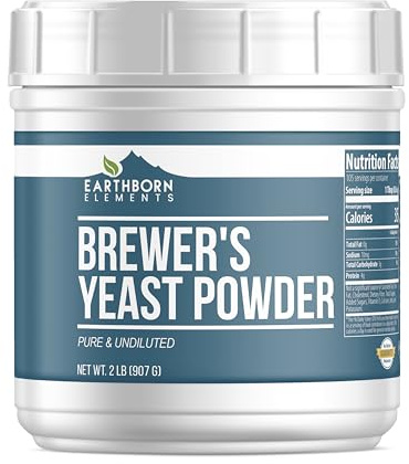 Earthborn Elements Brewer’s Yeast, Pure & Undiluted, Inactive Yeast (2 Pound)