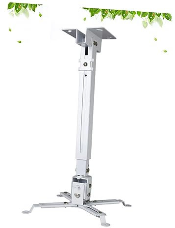 Support de Plafond pour Projecteur 15kg en Fer Blanc Réglable
