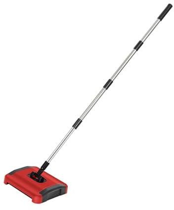 Milageto Spazzatrice per tappeti, manuale, multiuso, robusta, per la pulizia dei pavimenti, per la pulizia di piccoli rifiuti, polvere, tappeti, ufficio,