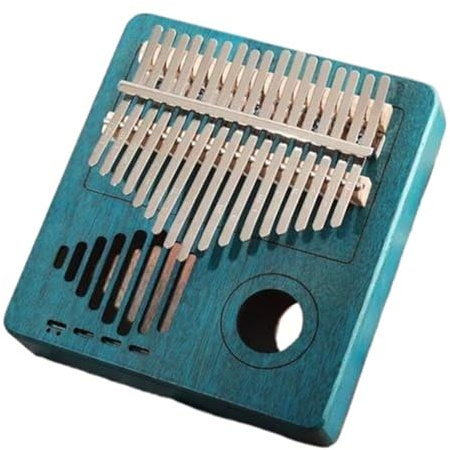 Kalimba Instrument Mini-Kalimba-Musiktastatur, 17 Tasten, Kalimbas, Tragbare Professionelle Musikinstrumente, Fingerklavier(Style 1)