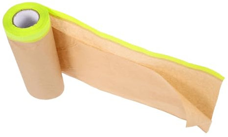 HOMSFOU Pellicola Di Mascheratura Adesiva Per Pittura Di Carta Protettiva Per Mobili e Pavimenti Per Coprire Superfici Durante La Verniciatura o Decorazione
