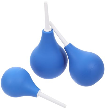 GOOHOCHY 3 Stück Weiche Kunststoff Ohrenspritze Ohrspülbirne Mit Langem Schlauch 89ml 160ml 224ml Sanfte Ohrreinigung Wiederverwendbar Für Sichere Ohrhygiene Zuhause Und Unterwegs