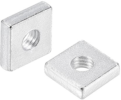QUARKZMAN 25 Piezas Kit de Surtido de Tuercas Cuadradas M6X14Mmx4Mm