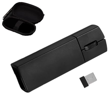 Uqezagpa Mouse wireless a tre modalità compatibile con Bluetooth 2.40G Tipo C Mouse ottico portatile ricaricabile integrato