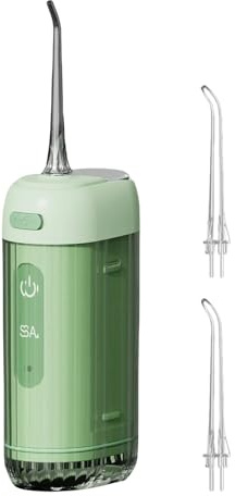 Rrlihjgu Irrigadores es,Cepillos de Agua para Limpieza | Irrigador Bucal Eléctrico Portátil Sin Cable 200ml para Adultos Niños Casa Viajes Playa