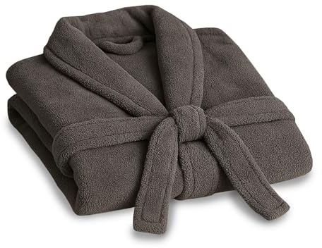 Bestlivings Bademantel (4XL - 6XL) mit Schalkragen und Taschen, weich flauschig saugstark, Sauna und Spa, auch für große Größen, Morgenmantel