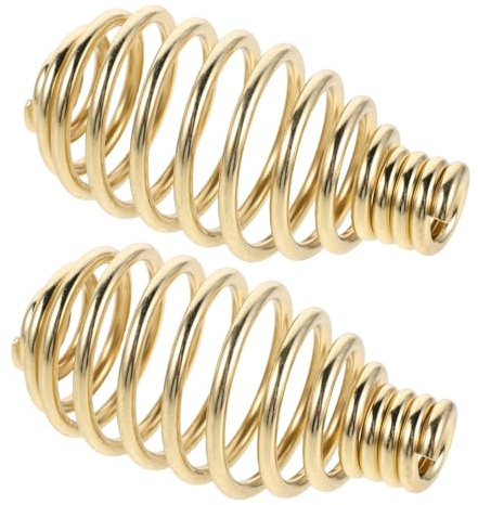 Angoily 2pcs Wood Stove Handles Replacement Spring Handle for Fireplace Damper Grill BBQ Trailers Smokers Cabinets Heat-Resistant Antiscald Grill Accessories