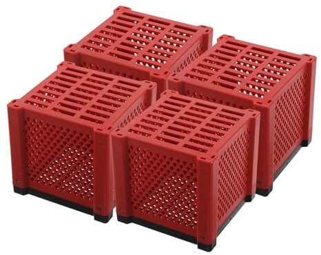 TOYANDONA 4 pièces Boîte de Filtration Réutilisable pour Aquarium Cube de Filtre Compatible Multi-médias pour Étangs Bassins et Aquariums Rangement Esthétique pour Matériaux Filtrants