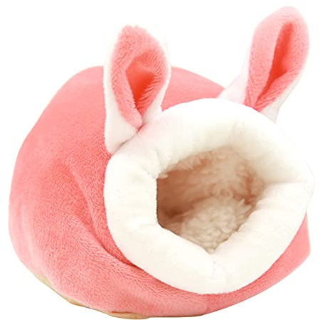 Dcaknri Gabbia per criceti Roditori Amaca Letto Forniture per la casa Porcellini d'India Nido di velluto Letto caldo Piccolo Pet Articoli Accessori Carino Gabbia Giocattolo di velluto Inverno
