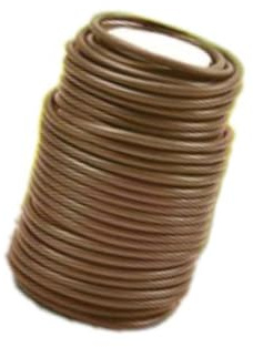 uikios Alambre para plantas, alambre recubierto de goma, suave y grueso, para atar rosas trepadoras, lazos suaves