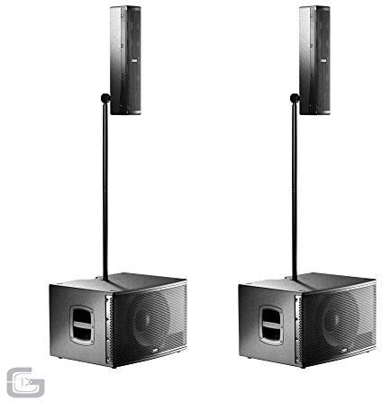 FBT Vertus CS1000 1000 W RMS PRO Active Line Array Lautsprecher PA-System Paar Paket
