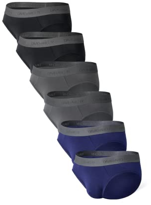 DAVID ARCHY Set 6 Slip Uomo Intimo in Fibra di bambù con Underwear Intimo Uomo