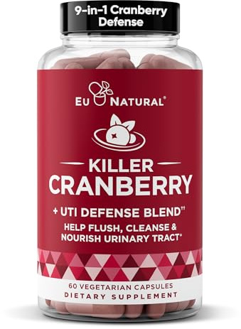 Cranberry Pills for Women - UTI Defense Blend - 60 Fast-Acting Capsules